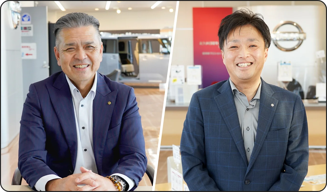 柴崎店長と木戸店長